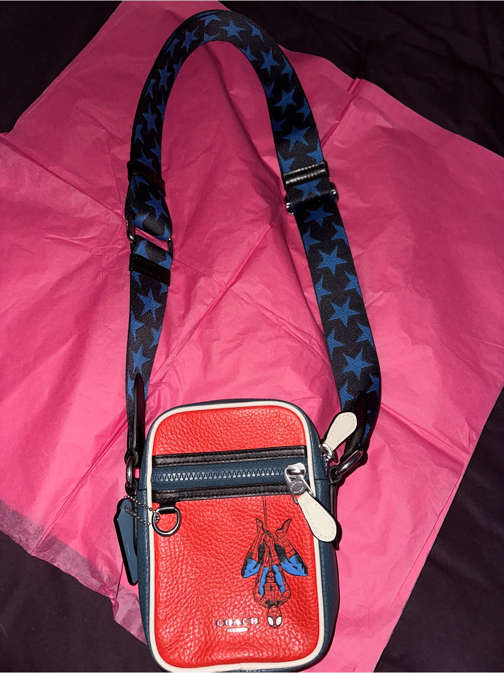 Coach | Marvel Terrain Crossbody With Spiderman